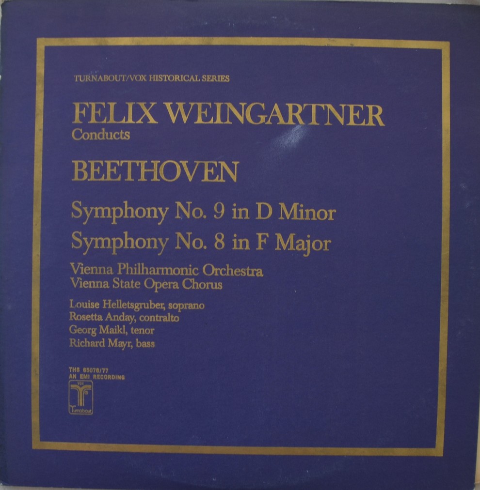 Felix Weingartner conducts Beethoven